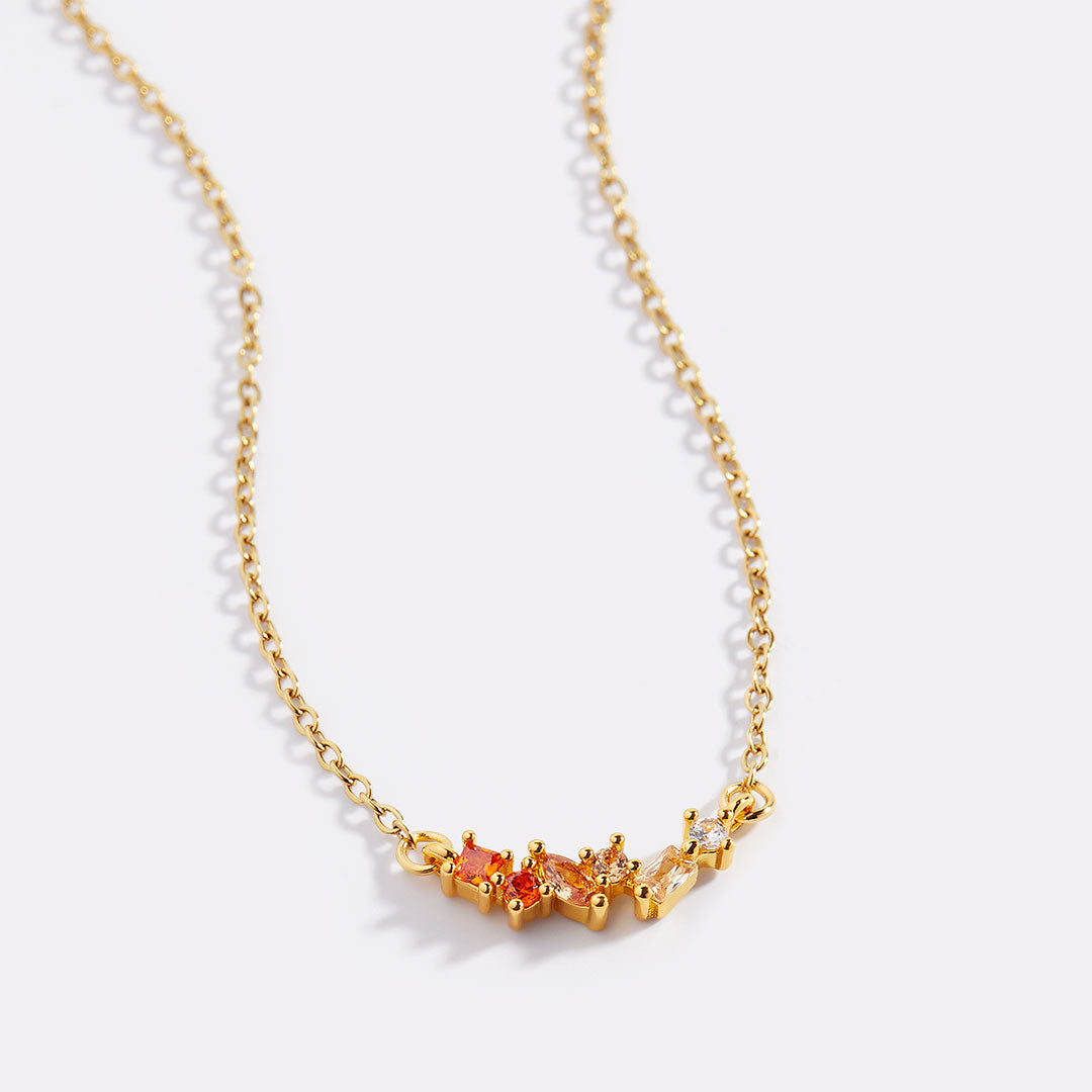 Ombre Birthstone Necklace