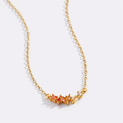 Ombre Birthstone Necklace