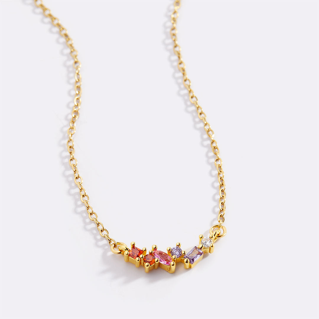 Ombre Birthstone Necklace