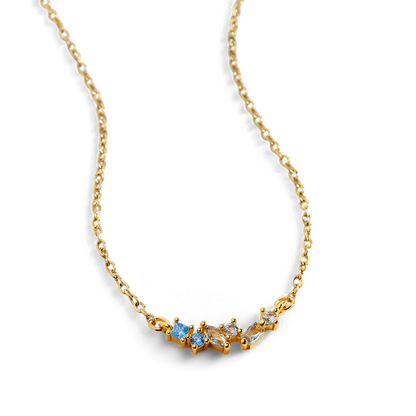 Ombre Birthstone Necklace