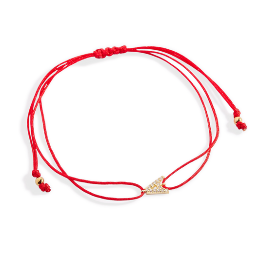Initial String Adjustable Bracelet