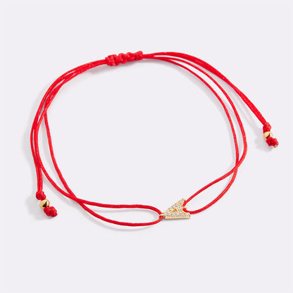 Initial String Adjustable Bracelet