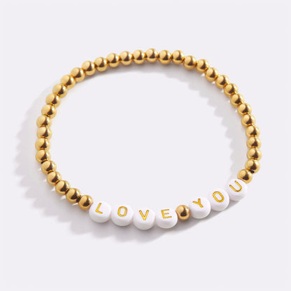 Personalized Word Bracelet