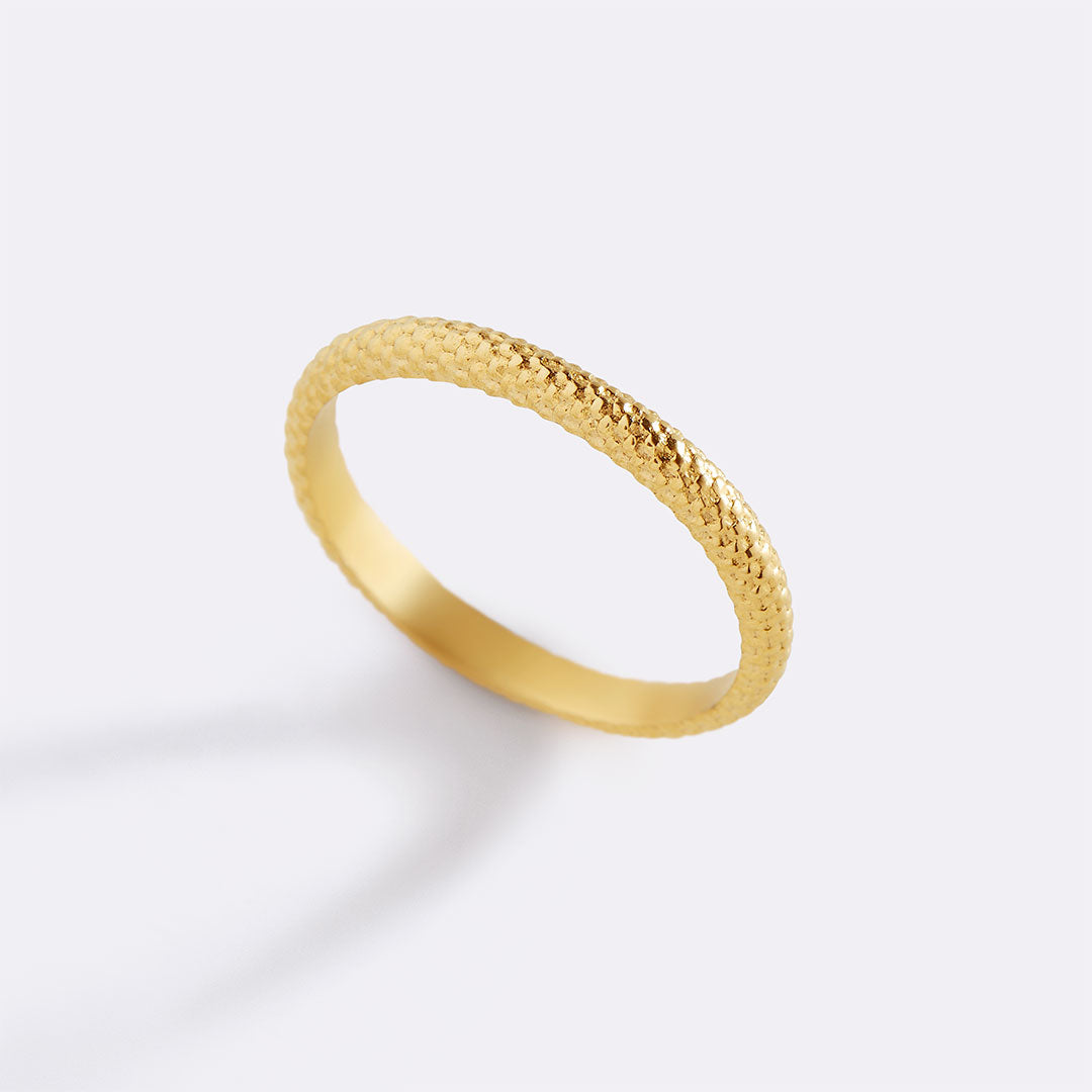 Snakeskin Stacking Ring