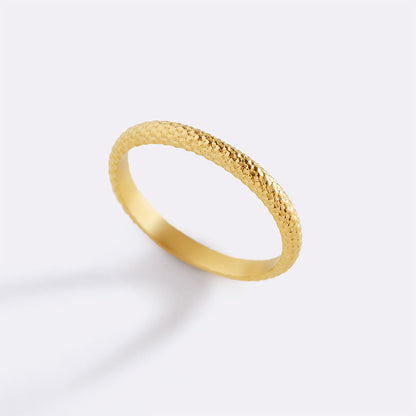 Snakeskin Stacking Ring
