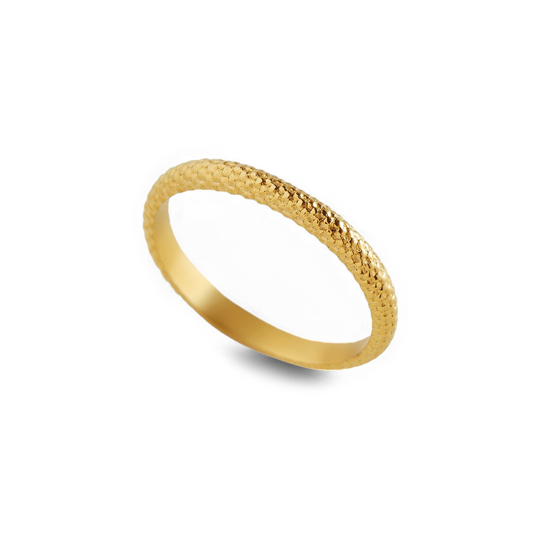 Snakeskin Stacking Ring