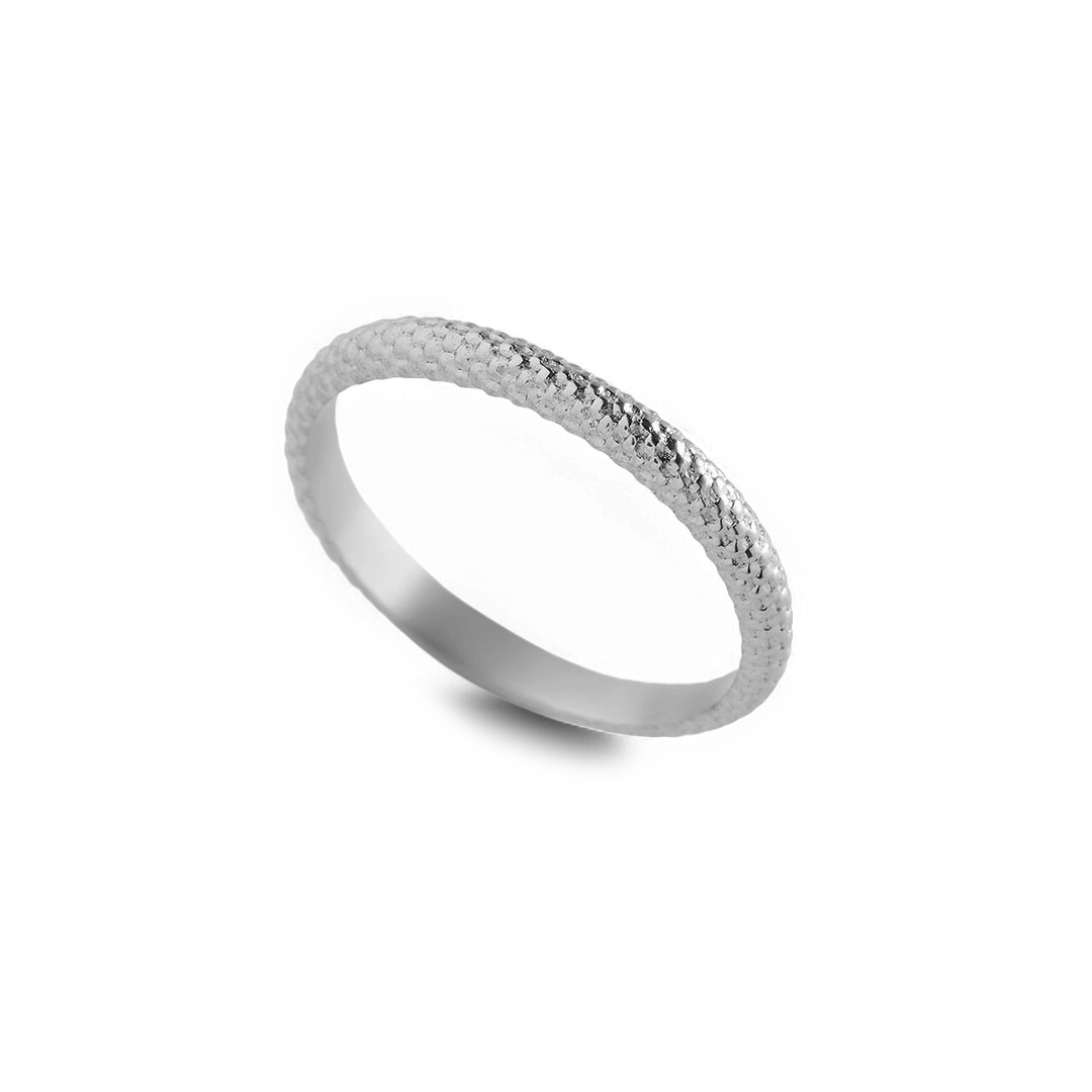 Snakeskin Stacking Ring
