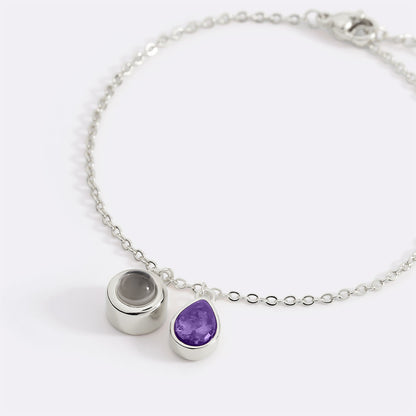 Birthstone Photo Bracelet
