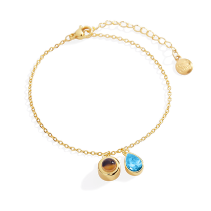Birthstone Photo Bracelet