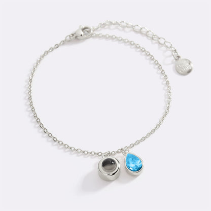 Birthstone Photo Bracelet