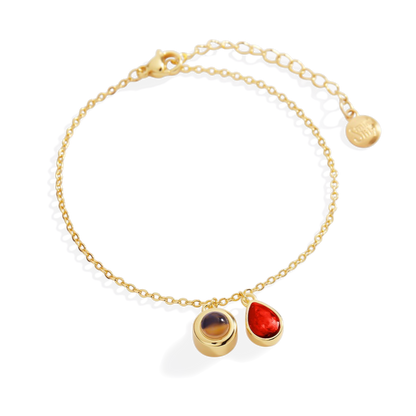 Birthstone Photo Bracelet