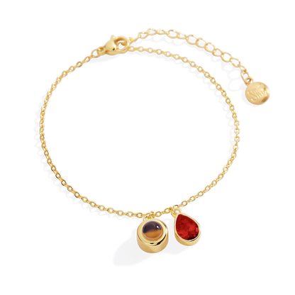 Birthstone Photo Bracelet