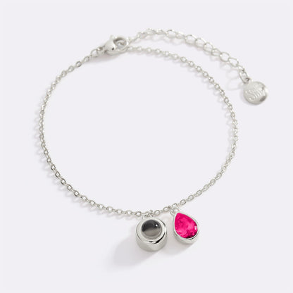 Birthstone Photo Bracelet