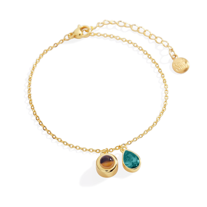 Birthstone Photo Bracelet