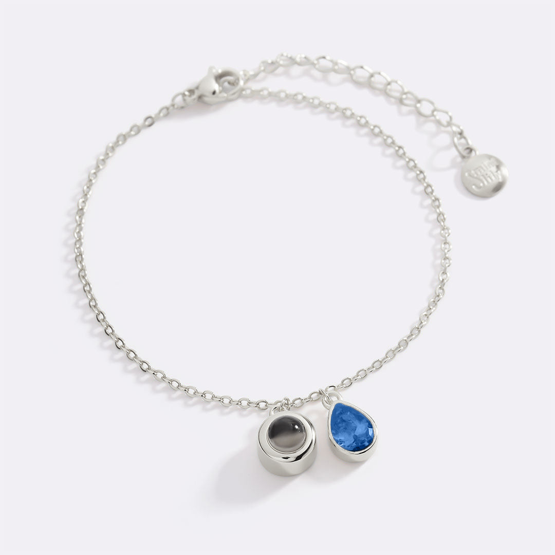 Birthstone Photo Bracelet