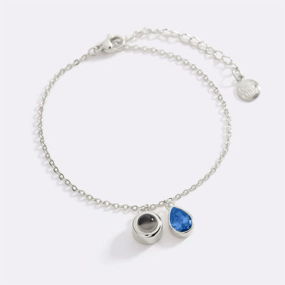 Birthstone Photo Bracelet