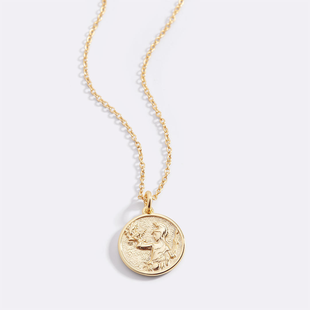 Greek Goddess Pendant Necklace