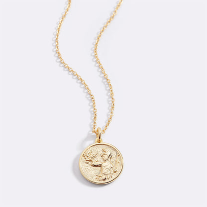 Greek Goddess Pendant Necklace