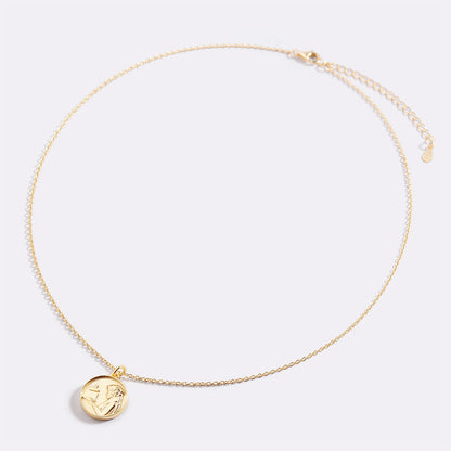 Greek Goddess Pendant Necklace