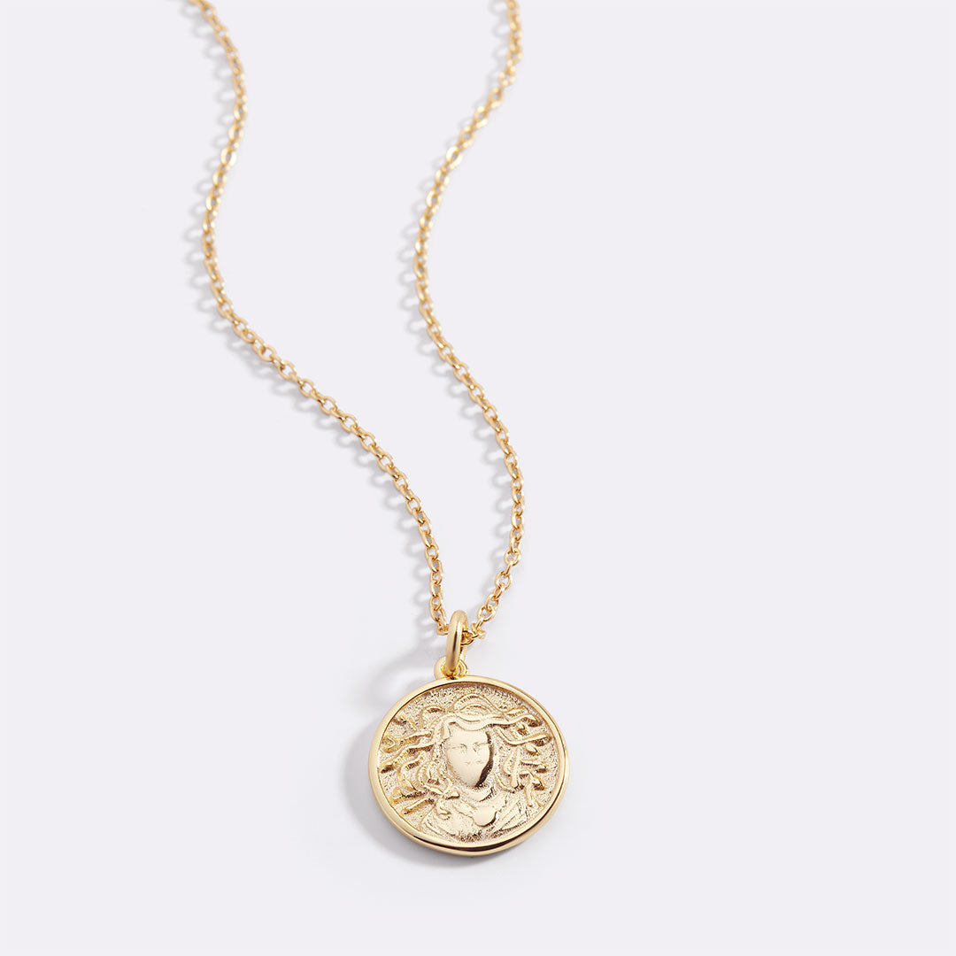 Greek Goddess Pendant Necklace
