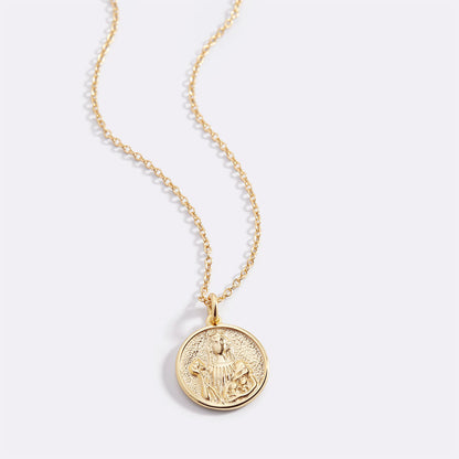 Greek Goddess Pendant Necklace