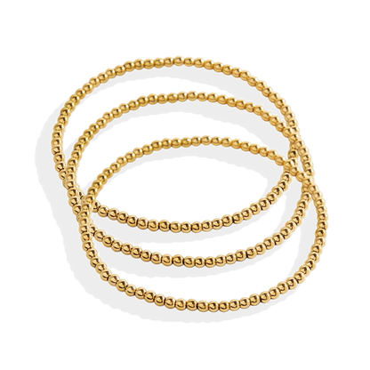 3mm Beaded Bracelet Stacking Set