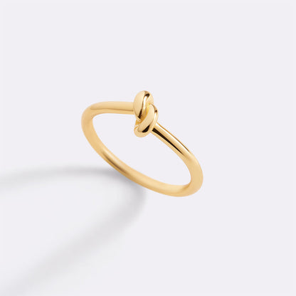 Eternal Knot Ring – Gold