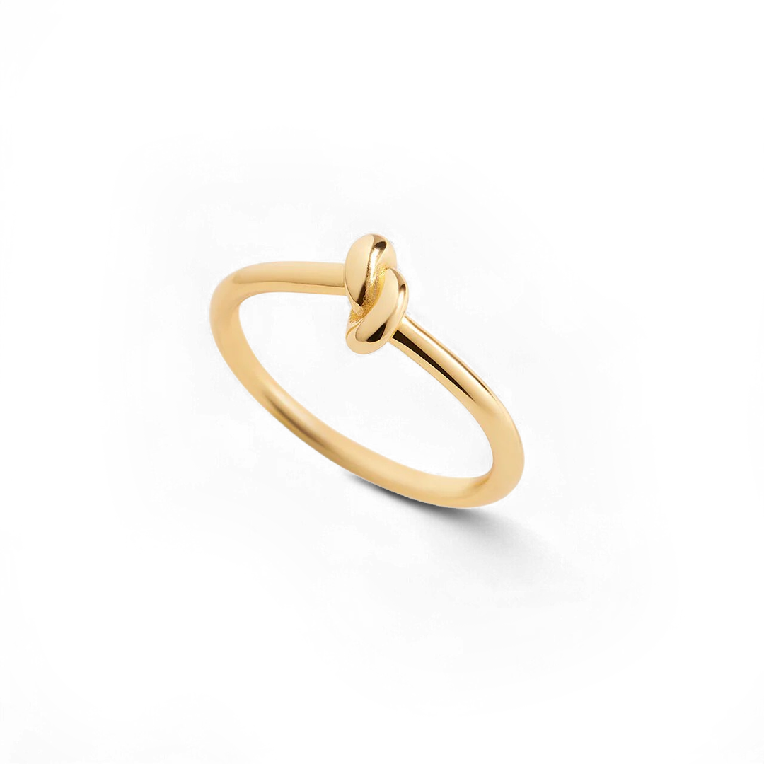Eternal Knot Ring – Gold