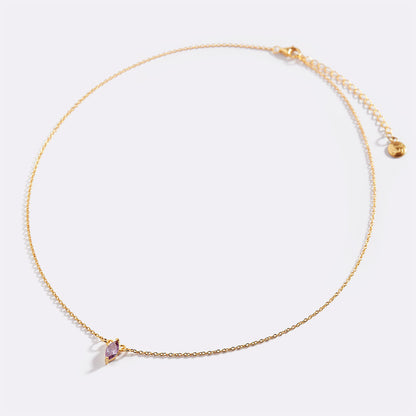 Elegant Family Birthstone Necklace