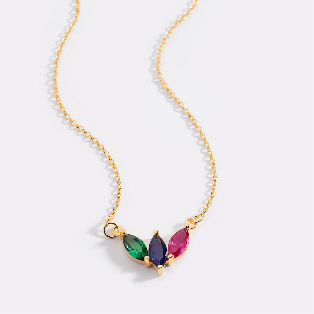 Elegant Family Birthstone Necklace