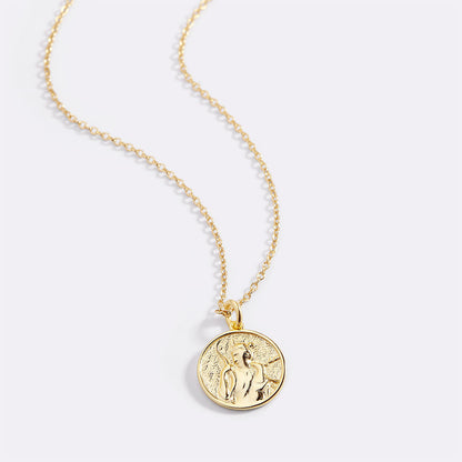 Greek Goddess Pendant Necklace