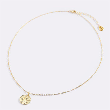 Greek Goddess Pendant Necklace