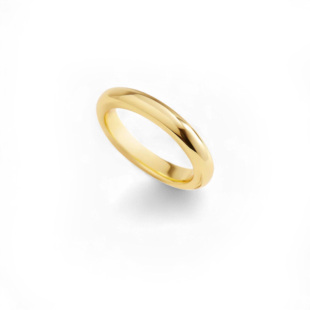 Half Round Band Stacking Ring