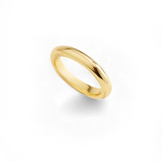 Half Round Band Stacking Ring