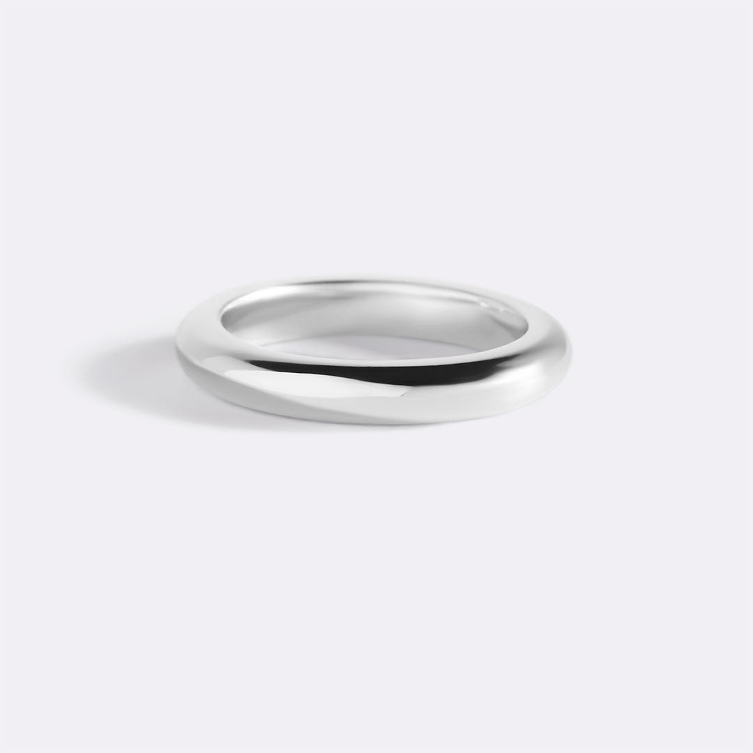 Half Round Band Stacking Ring