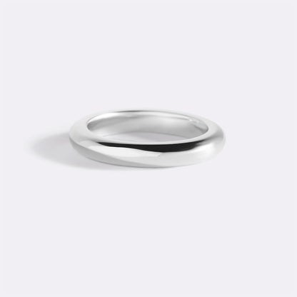 Half Round Band Stacking Ring