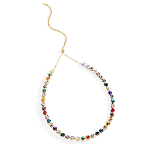 Ombré Crystal Adjustable Necklace