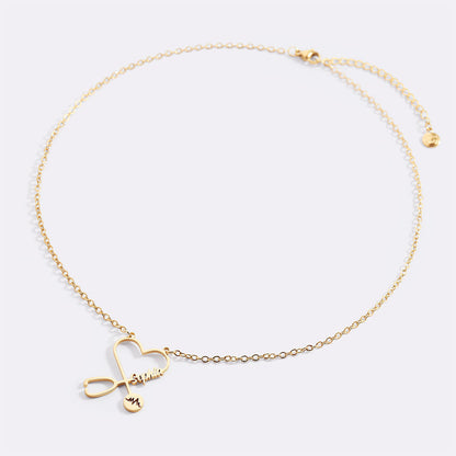 Stethosope Name Necklace