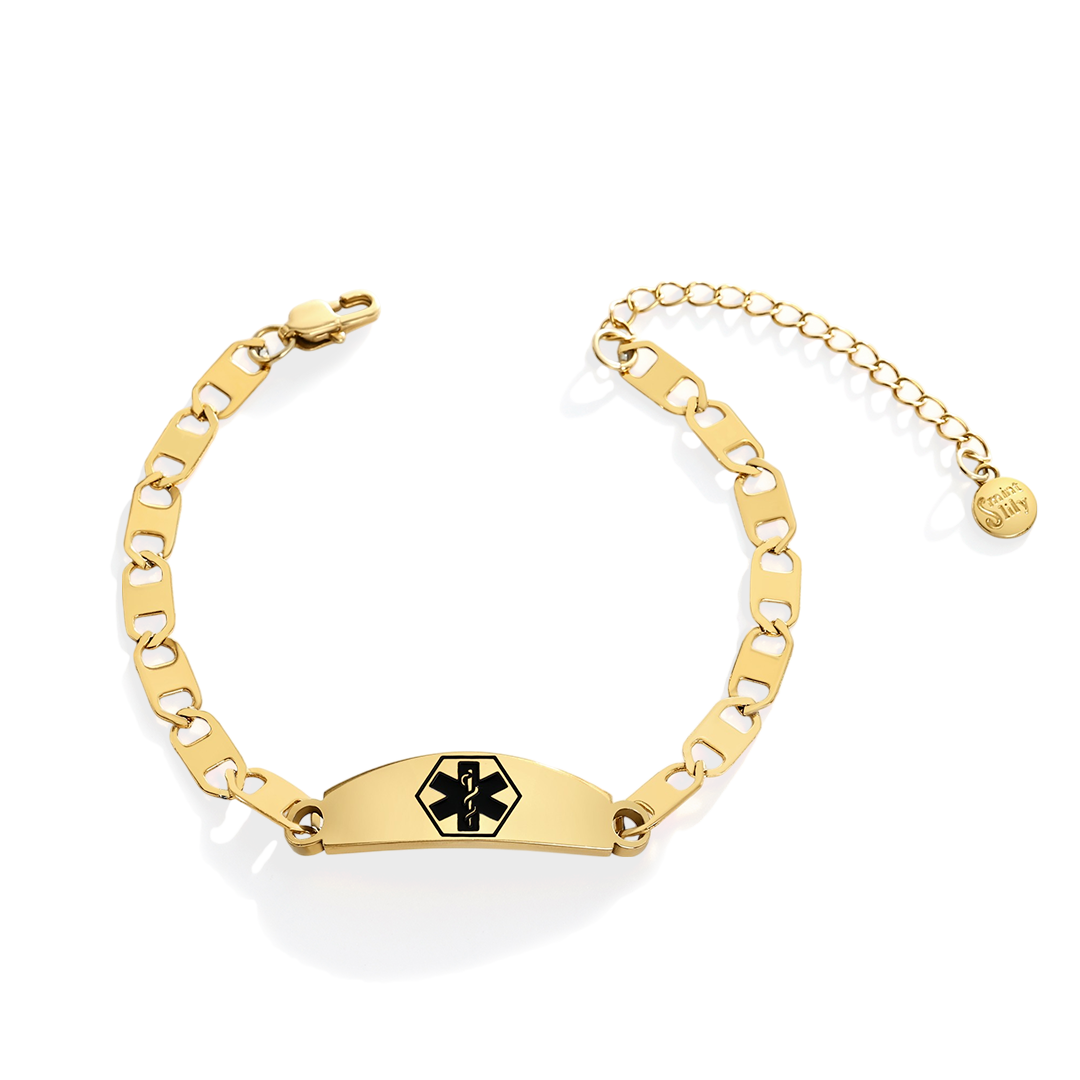 Engraved Medical Alert Bracelet