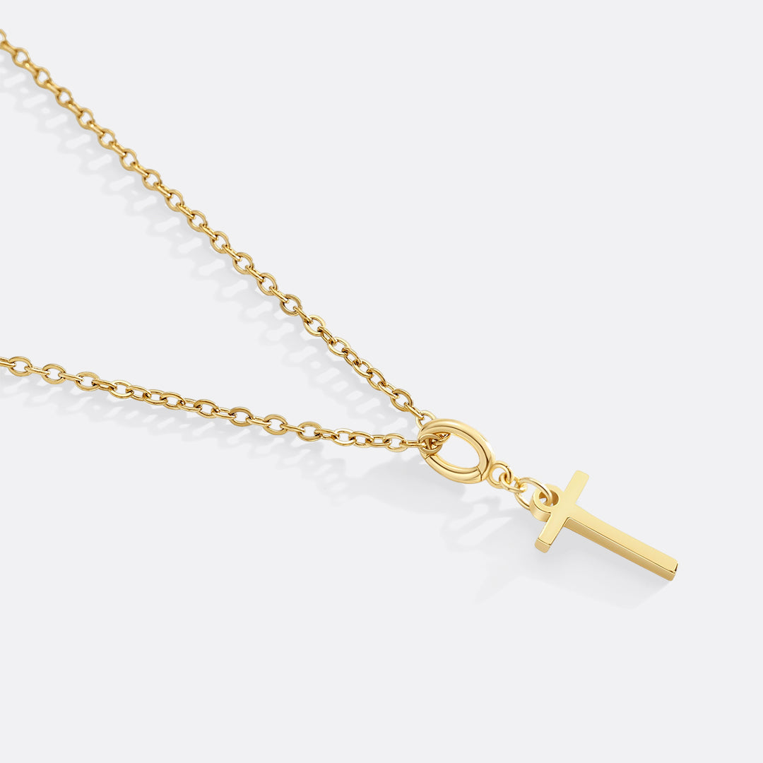 Minimalist Initial Charm Necklace