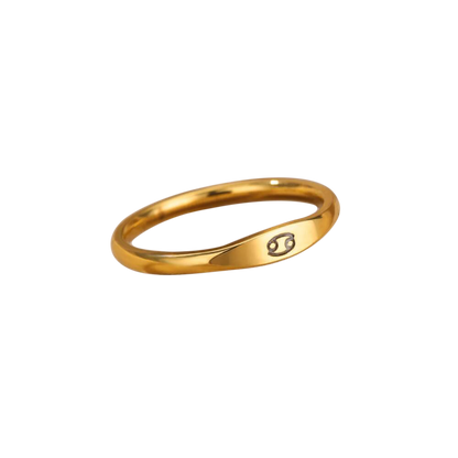 Minimalist Zodiac Stacking Band