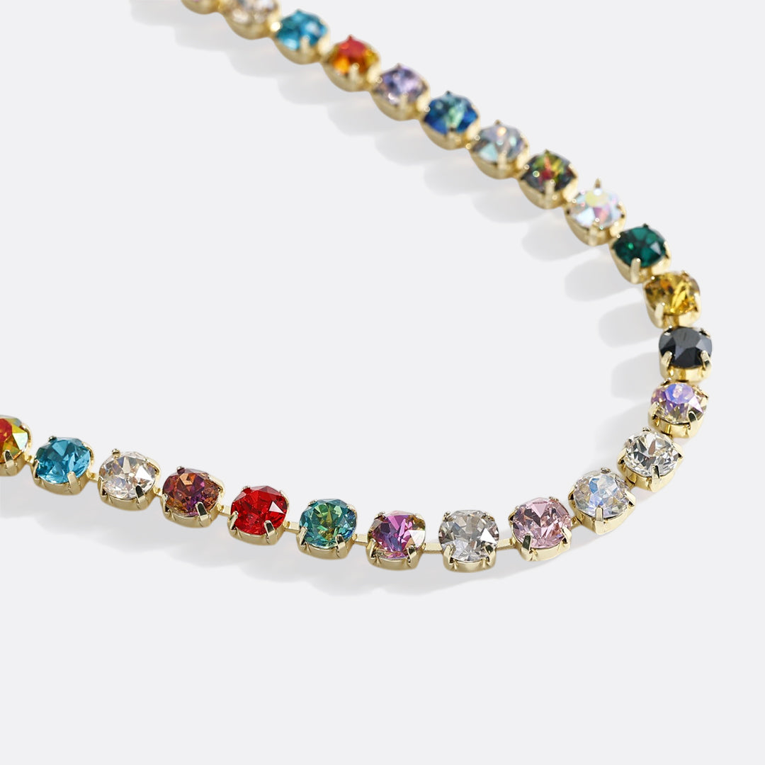 Ombré Crystal Adjustable Necklace