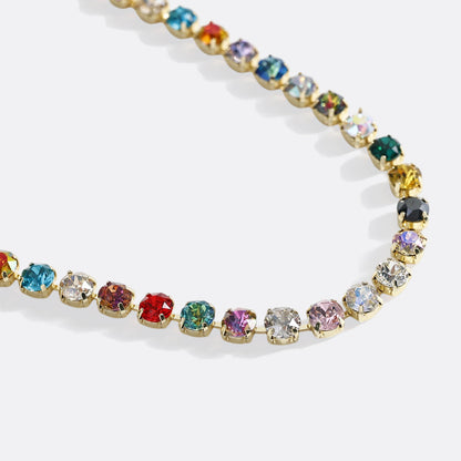 Ombré Crystal Adjustable Necklace