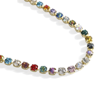 Ombré Crystal Adjustable Necklace