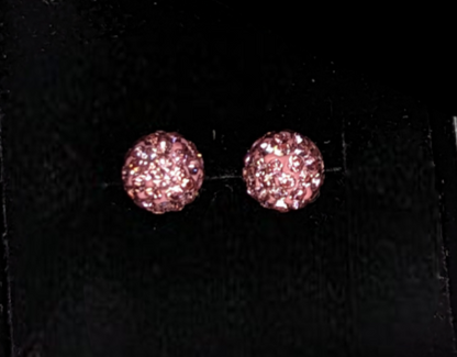 Glittersphere Stud Earrings
