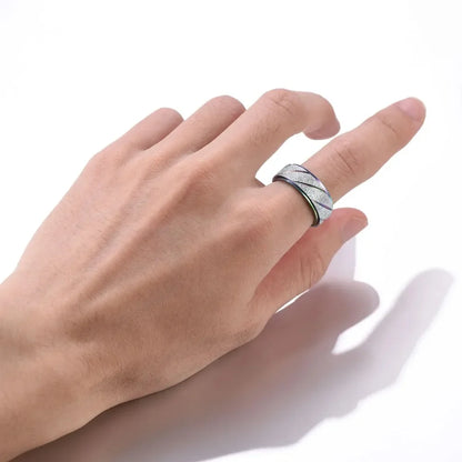 Anillos giratorios de acero inoxidable