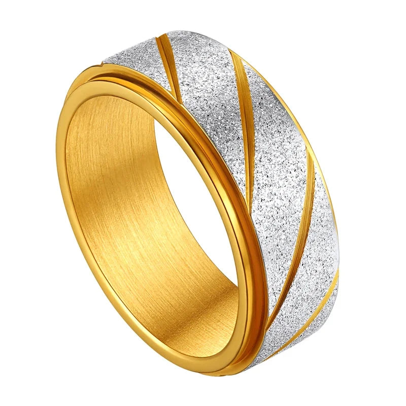 Anillos giratorios de acero inoxidable