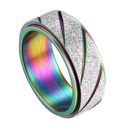 Anillos giratorios de acero inoxidable