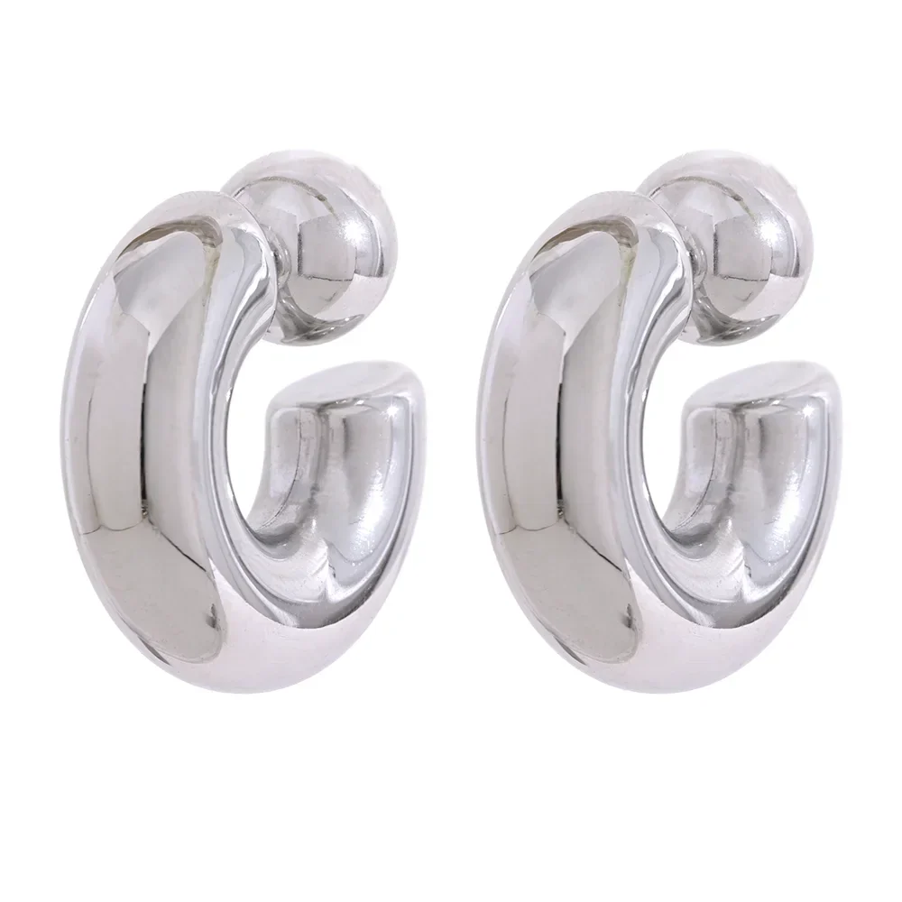 Milena Chunky Hoop Earrings