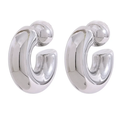 Milena Chunky Hoop Earrings